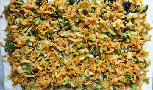 пирог с брокколи