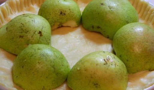 пирог с грушами