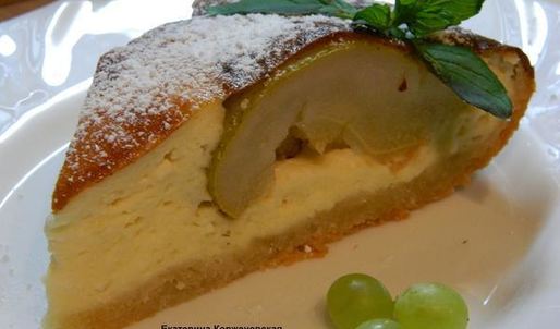 пирог с грушами