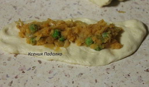 пирог с капустой паук