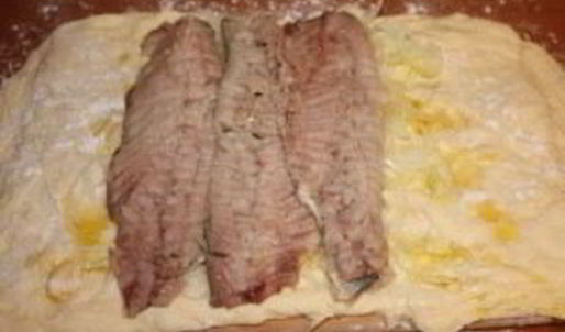 пирог с сельдью