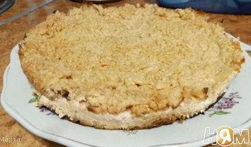 пирог с творогом