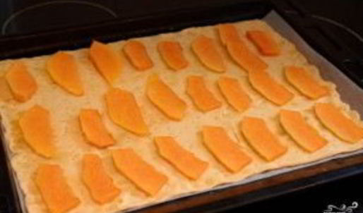 пирог с тыквой, сыром и семечками