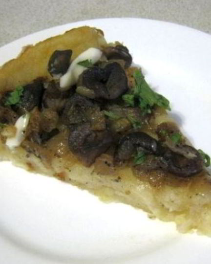 Рецепт постного грибного пирога