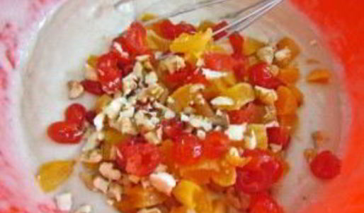 постный пирог с сухофруктами