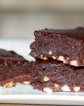 Постный шоколадный пирог Брауни за 30 минут