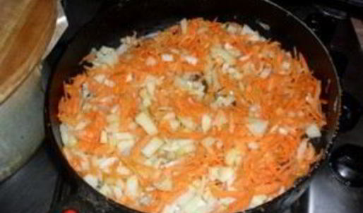 рыбный пирог из коржей наполеон