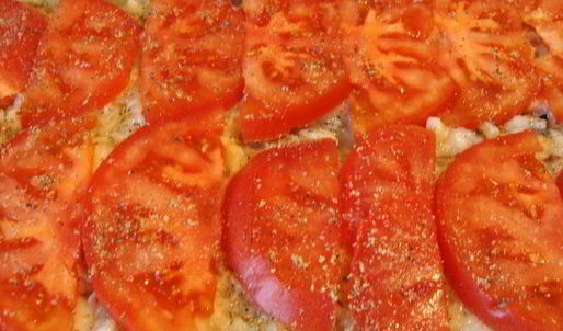 рыбный пирог с моцареллой на картофельном тесте