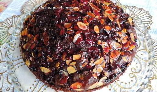 шоколадный пирог на сметане