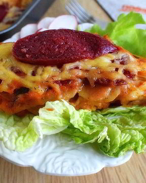 Слоеный картофельный пирог