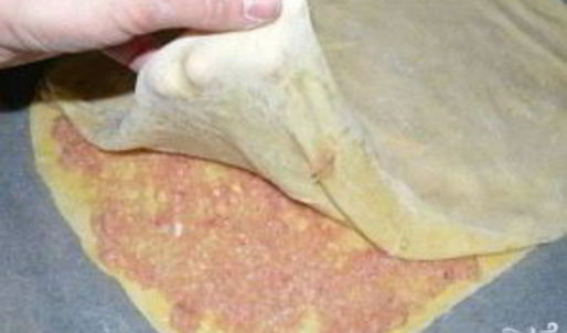 слоеный пирог с курицей