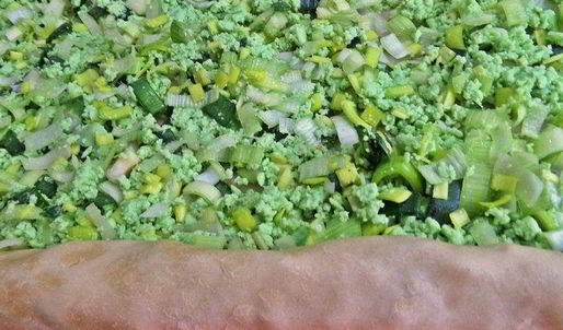 сырный пирог-рулет