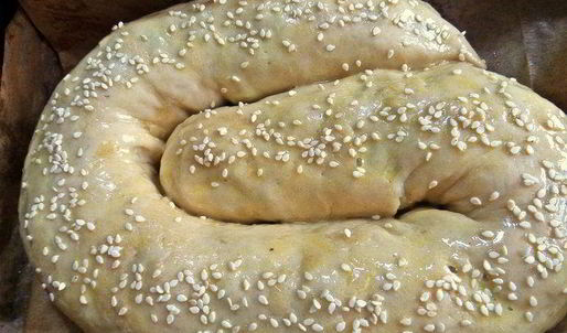 сырный пирог-рулет