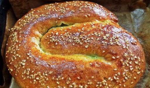 сырный пирог-рулет