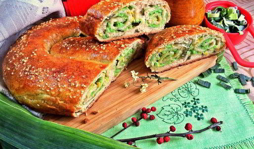 сырный пирог-рулет