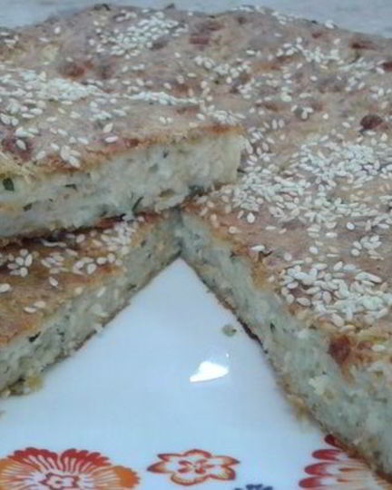 Рецепт сырного пирога с кабачком