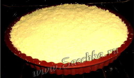 творожно-яблочный пирог