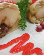 Творожный пирог с яблоками