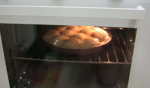 творожный пирог с яблоками