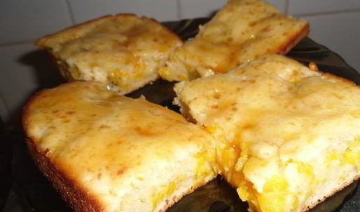 тыквенный пирог с киви