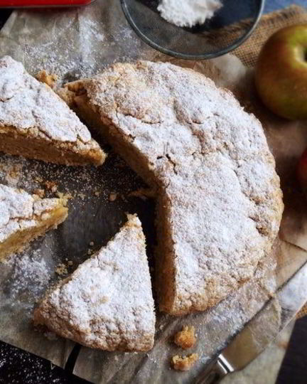 Рецепт яблочно-овсяного пирог