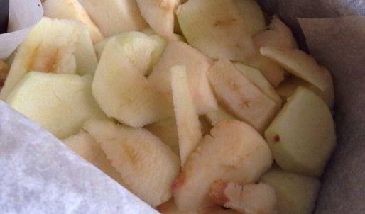 яблочно-овсяный пирог