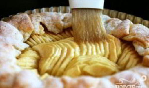 яблочный пирог с сахарной глазурью