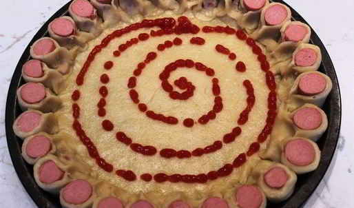 заливная пицца-пирог