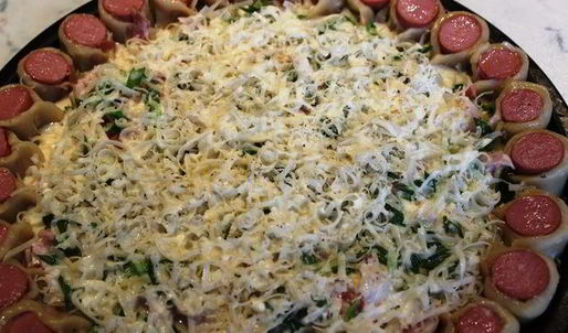 заливная пицца-пирог