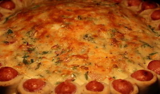 заливная пицца-пирог