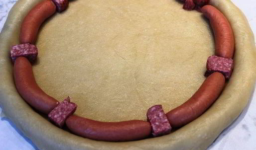 заливная пицца-пирог