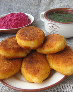 Картофельные пирожки с брынзой