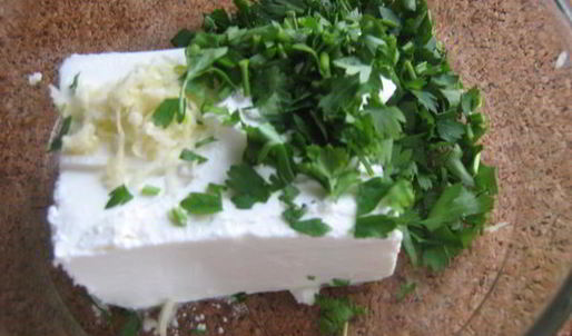 картофельные пирожки с брынзой