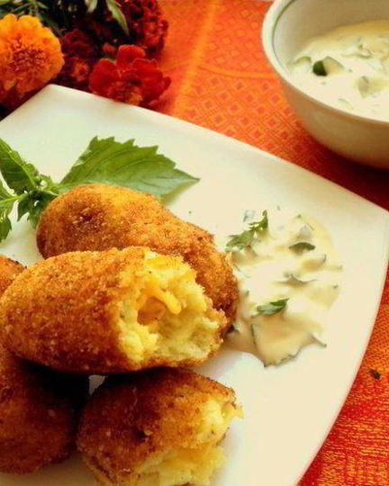 Рецепт картофельных пирожков с сыром