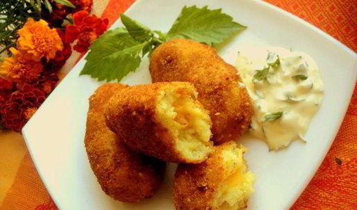 картофельные пирожки с сыром