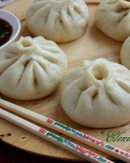 Рецепт китайских пирожков с лососем