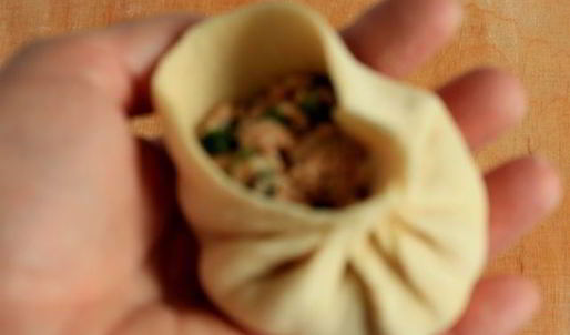 китайские пирожки с лососем