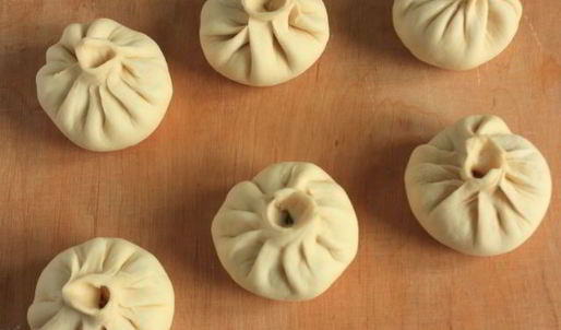 китайские пирожки с лососем