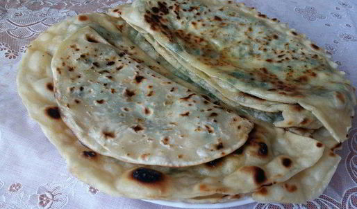 кутабы с зеленью