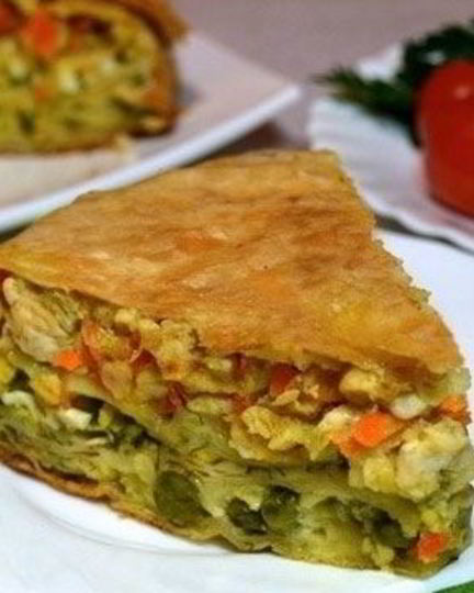 Рецепт пирожков из лаваша с курицей