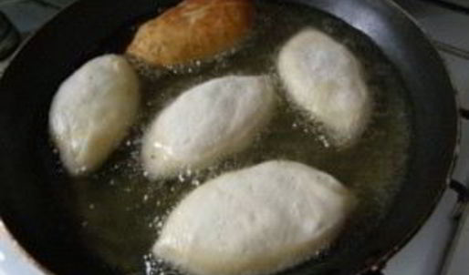 пирожки на молоке без дрожжей