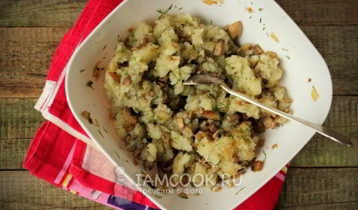 пирожки печеные с картошкой и шампиньонами