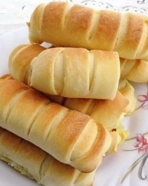 Пирожки польские с сыром плавленым