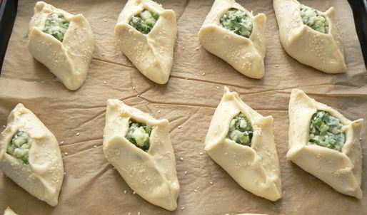 пирожки с черемшой