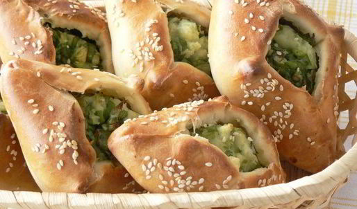 пирожки с черемшой