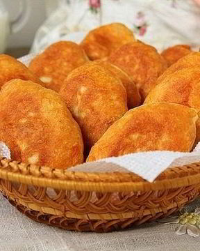 Пирожки с горохом жареные