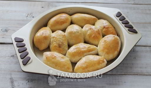 пирожки с грибами и яйцом