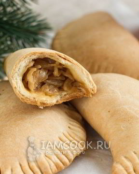 Пирожки с капустой на кефире в духовке