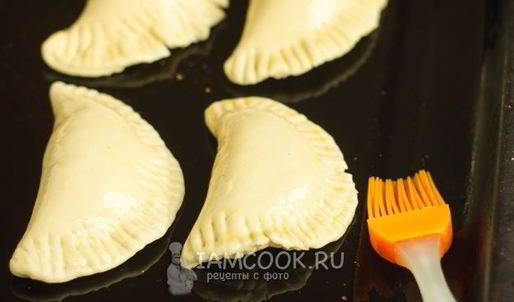 пирожки с капустой на кефире в духовке