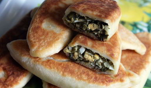 пирожки с огородной зеленью